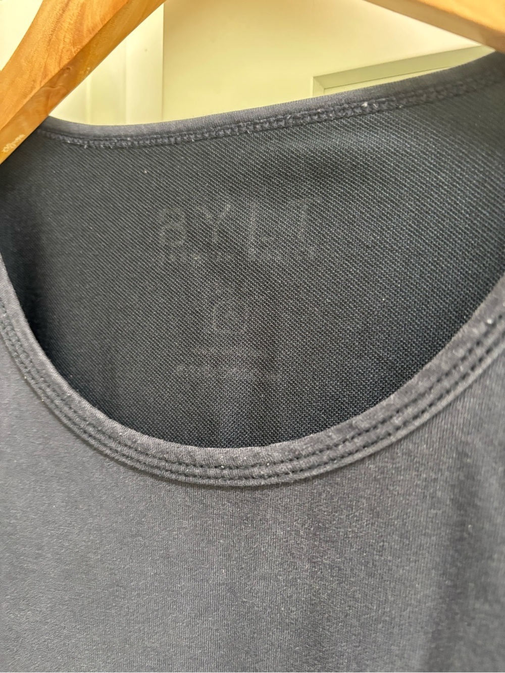 BYLT T Shirt Mens XL Washed Black Basic crew Tee Minimal Streetwear - Picture 4 of 5